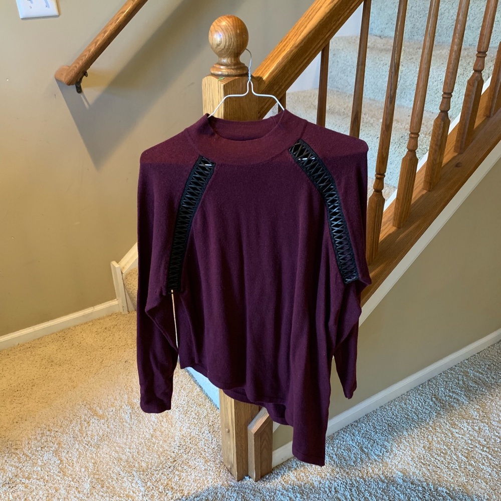 Burgundy sweater